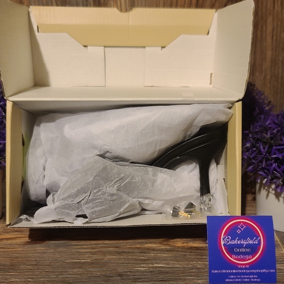 Ruched Squared Opened Toed High Heels Dress Pump Sandals Black size 6 - Picture 13 of 13